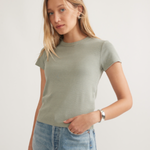 Marine Layer Lexi Rib Sun-In Crew Tee